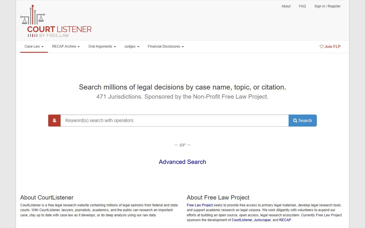 Bamberg County Circuit Court records and CourtListener legal research distinction